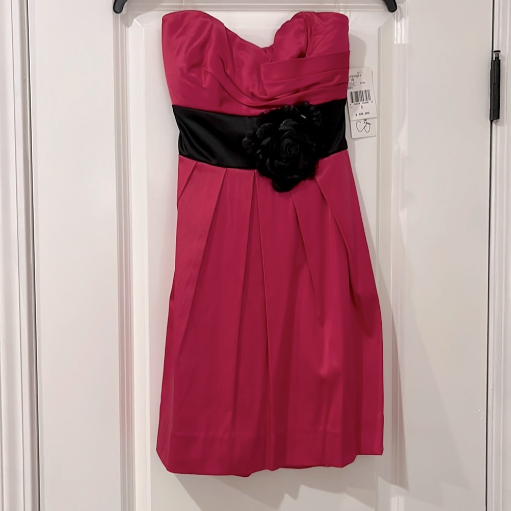 Speechless Strapless Formal Dress Hot Pink (NWT)